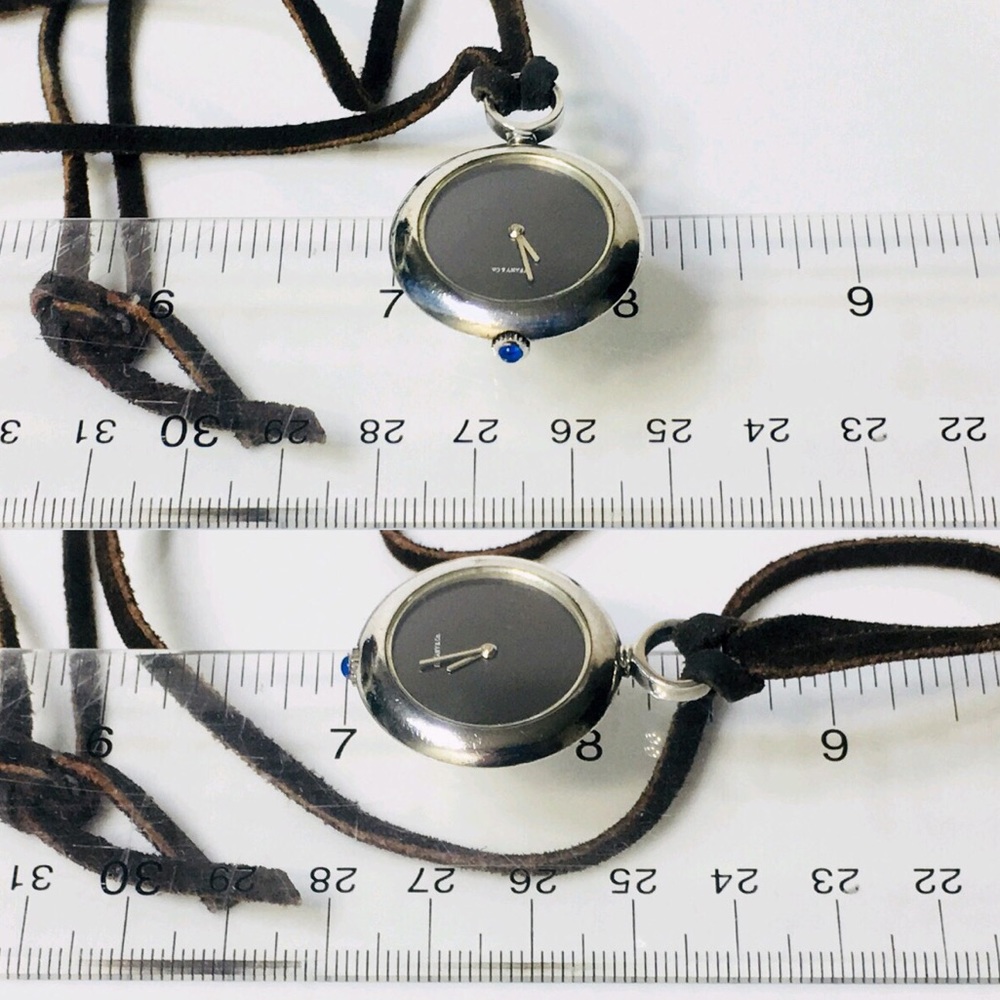 Tiffany & Co. Sterling Silver Pendant Watch - Picture 5 of 7